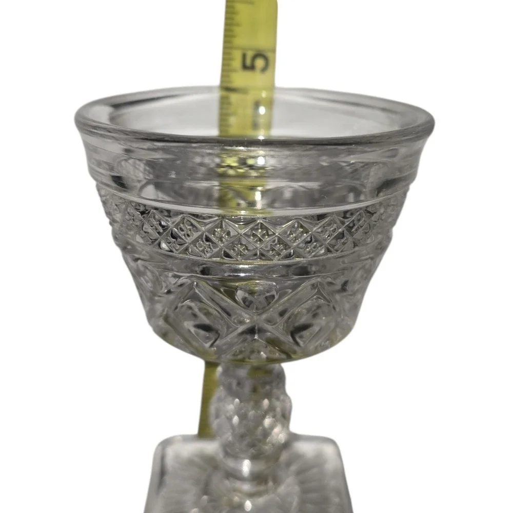 Vintage Imperial Glass Crystal Cape Cod Liquor Cocktail Goblets 4 5/8